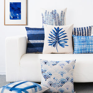 Geometric pillow head cushion,office sofa cushion,car pillow,living room decor 18x18"