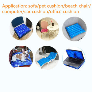 Cooling Pillows,Ice Cushion,Water Filling Ice Cushion Chair Pad,Pet Cushion,Summer Ice Pad,Ice Packs,Beaches Cushion,Car Cushion ,Office Cushion(size:17.7*17.7inch)